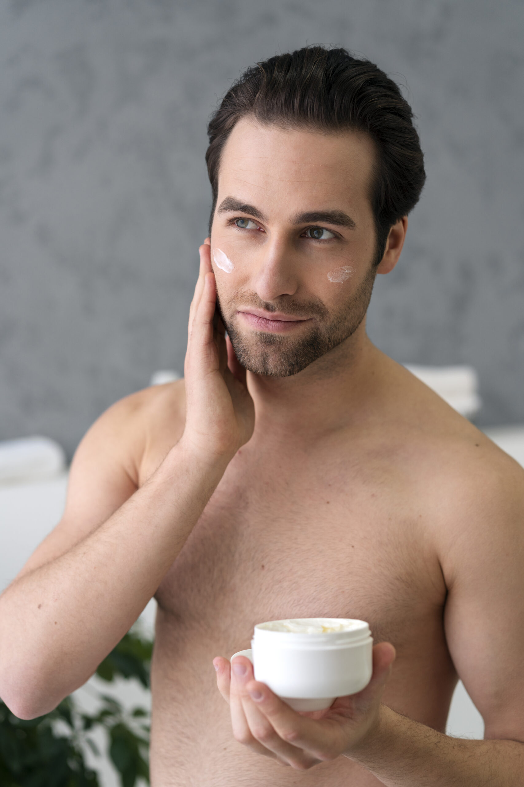 man-doing-his-skin-care